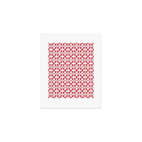 Allyson Johnson Cute little Hearts 1 Art Print