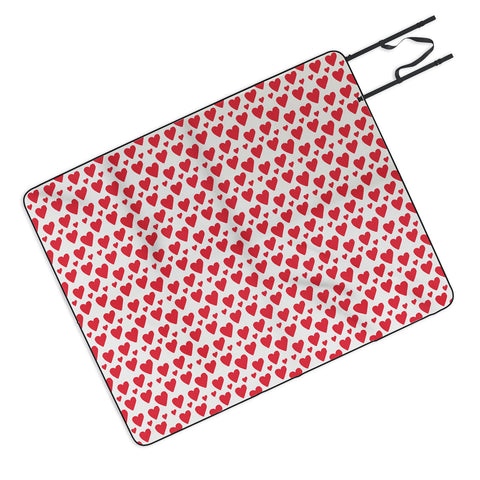Allyson Johnson Cute little Hearts 1 Picnic Blanket