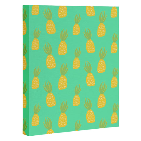 Allyson Johnson Cute Pineapples Art Canvas