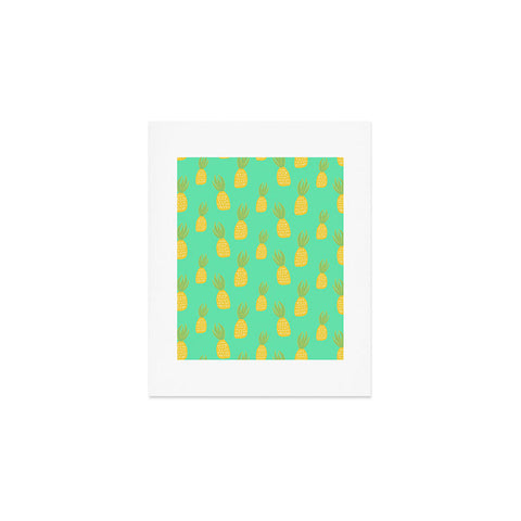 Allyson Johnson Cute Pineapples Art Print