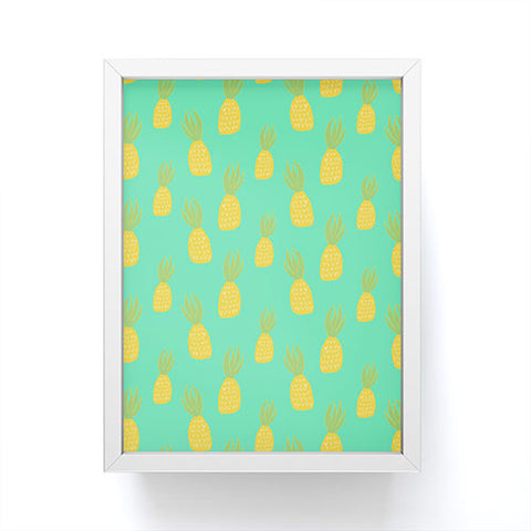 Allyson Johnson Cute Pineapples Framed Mini Art Print