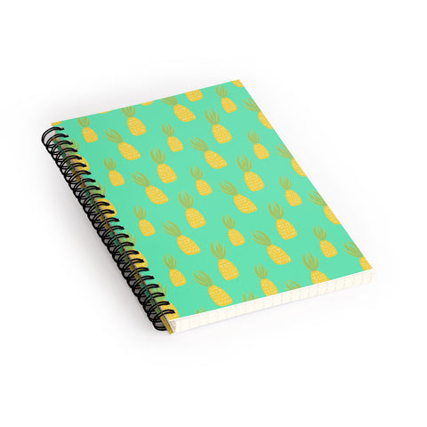 Allyson Johnson Cute Pineapples Spiral Notebook