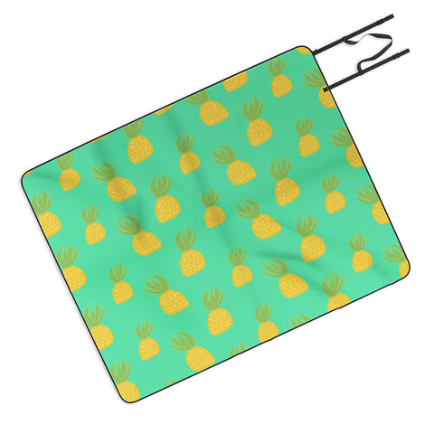 Allyson Johnson Cute Pineapples Picnic Blanket