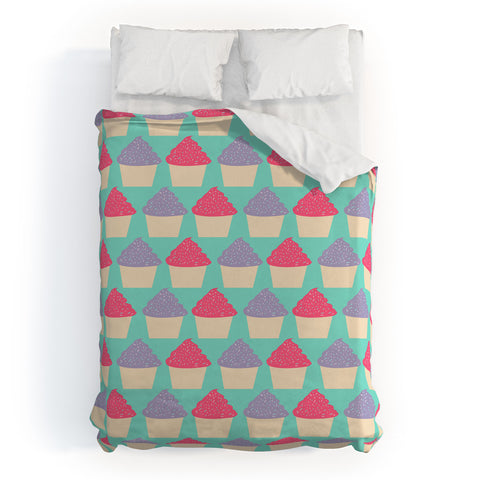 Allyson Johnson Cutest Cupcakes Duvet Cover