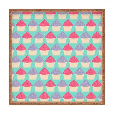 Allyson Johnson Cutest Cupcakes Square Tray