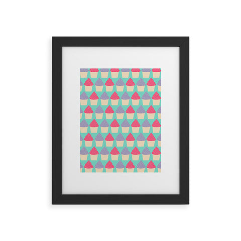 Allyson Johnson Cutest Cupcakes Framed Art Print
