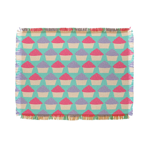 Allyson Johnson Cutest Cupcakes Throw Blanket