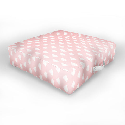 Allyson Johnson Dainty Blush Outdoor Floor Cushion