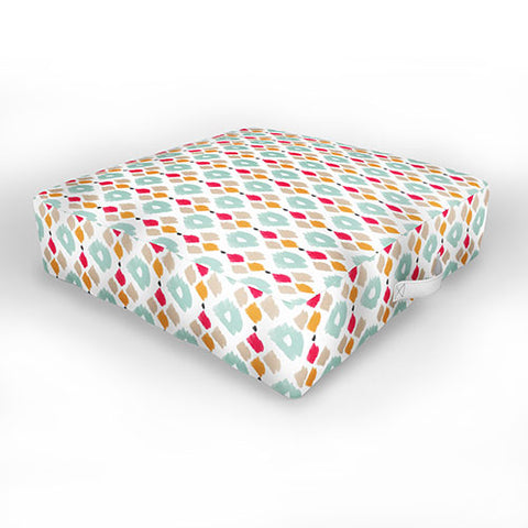 Allyson Johnson Dainty Chic Outdoor Floor Cushion