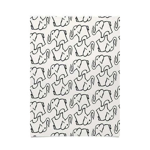 Allyson Johnson Darling Elephants Poster