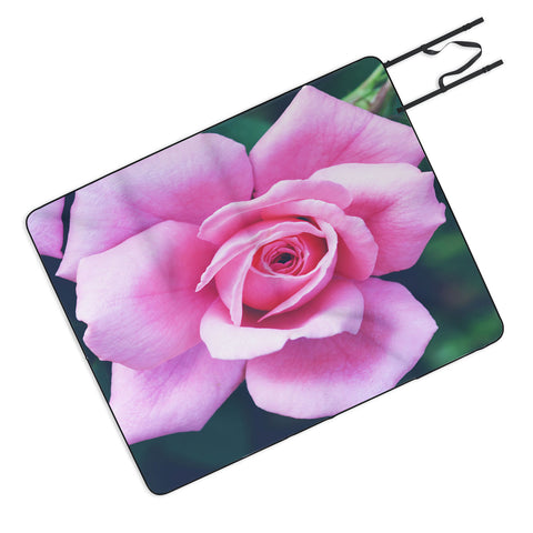 Allyson Johnson Darling Pink Rose Picnic Blanket