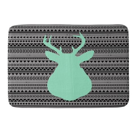 Allyson Johnson Deer And Aztec Memory Foam Bath Mat