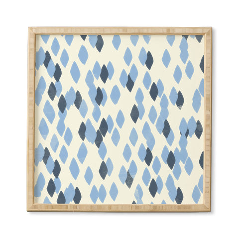Allyson Johnson Denim Blues Framed Wall Art