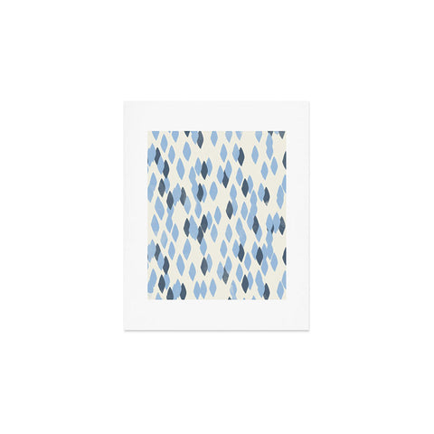 Allyson Johnson Denim Blues Art Print