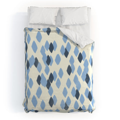 Allyson Johnson Denim Blues Duvet Cover