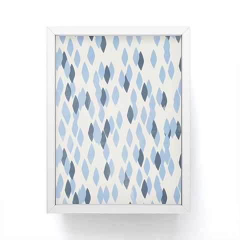 Allyson Johnson Denim Blues Framed Mini Art Print