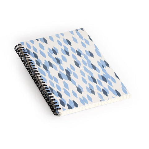Allyson Johnson Denim Blues Spiral Notebook