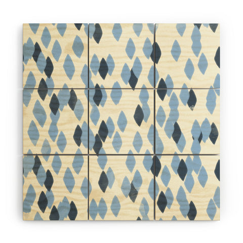 Allyson Johnson Denim Blues Wood Wall Mural