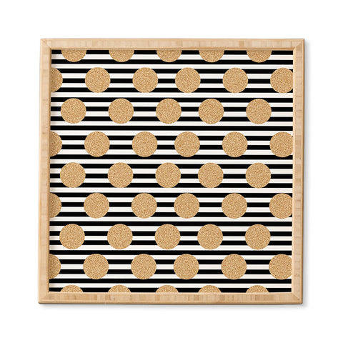 Allyson Johnson Dots N Stripes Framed Wall Art