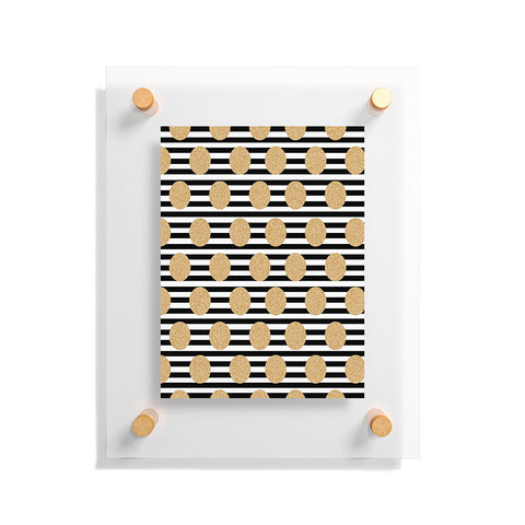 Allyson Johnson Dots N Stripes Floating Acrylic Print