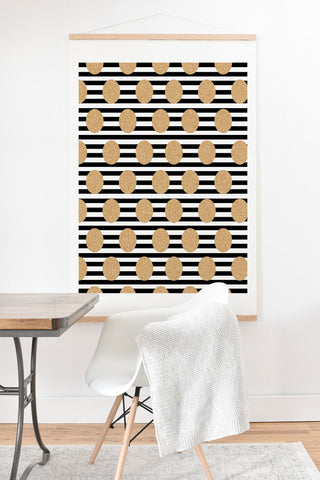 Allyson Johnson Dots N Stripes Art Print And Hanger