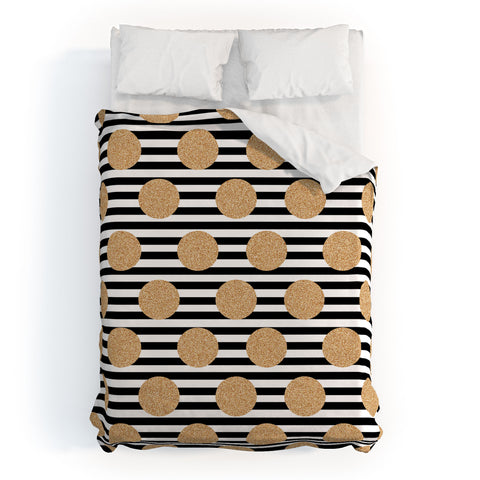Allyson Johnson Dots N Stripes Duvet Cover