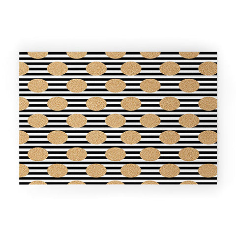 Allyson Johnson Dots N Stripes Welcome Mat