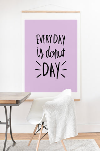 Allyson Johnson Every Day Is Donut Day Art Print And Hanger