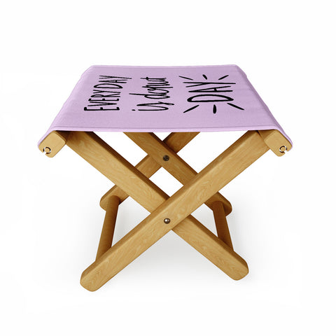 Allyson Johnson Every Day Is Donut Day Folding Stool