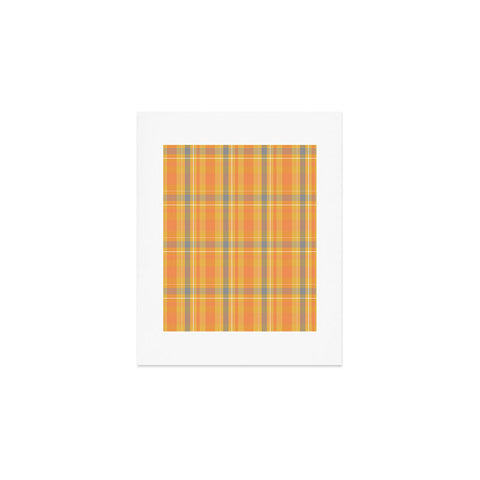 Allyson Johnson Fall Time Plaid Art Print