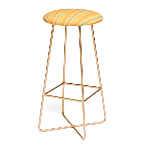 Allyson Johnson Fall Time Plaid Bar Stool
