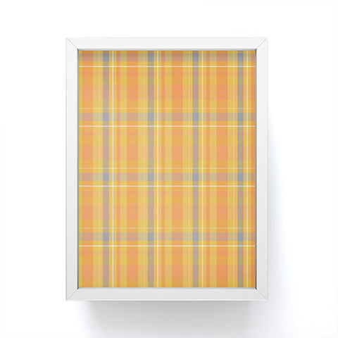 Allyson Johnson Fall Time Plaid Framed Mini Art Print