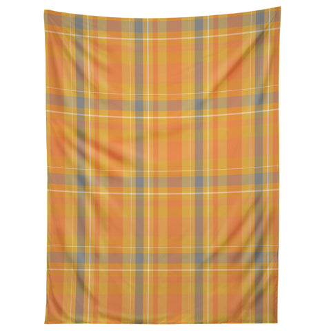 Allyson Johnson Fall Time Plaid Tapestry