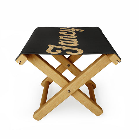 Allyson Johnson Fancy and glittering Folding Stool