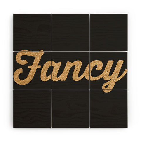 Allyson Johnson Fancy and glittering Wood Wall Mural