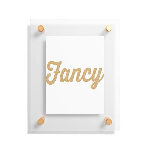 Allyson Johnson Fancy White Floating Acrylic Print