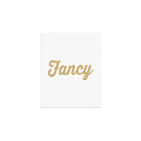 Allyson Johnson Fancy White Art Print