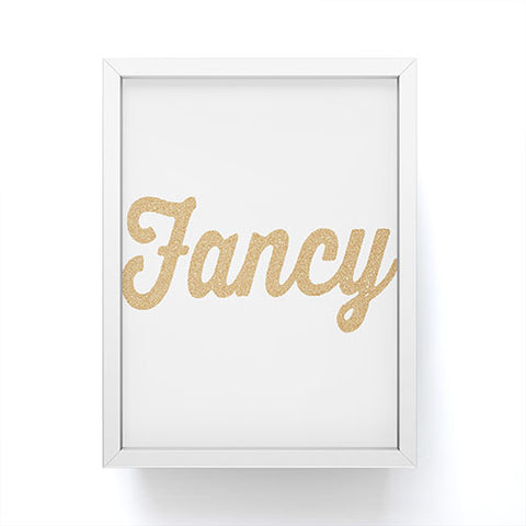 Allyson Johnson Fancy White Framed Mini Art Print