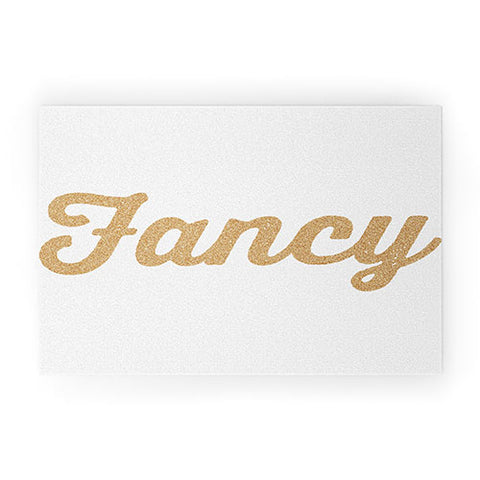 Allyson Johnson Fancy White Welcome Mat