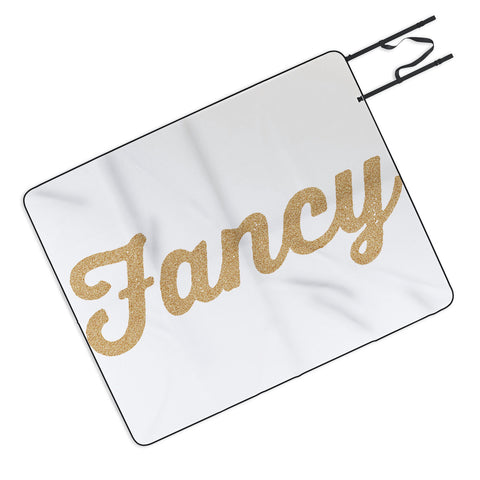 Allyson Johnson Fancy White Picnic Blanket