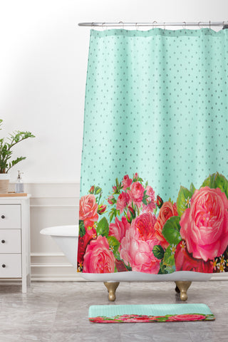 Allyson Johnson Favorite Floral Shower Curtain And Mat