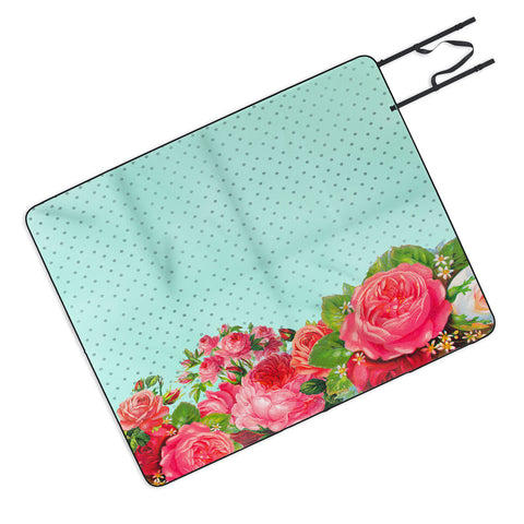 Allyson Johnson Favorite Floral Picnic Blanket