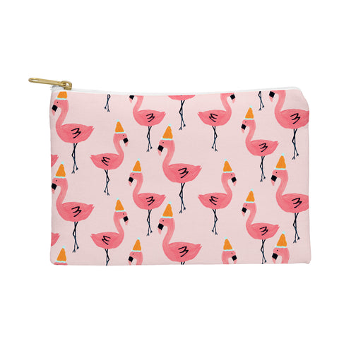 Allyson Johnson Flamingo dance party Pouch