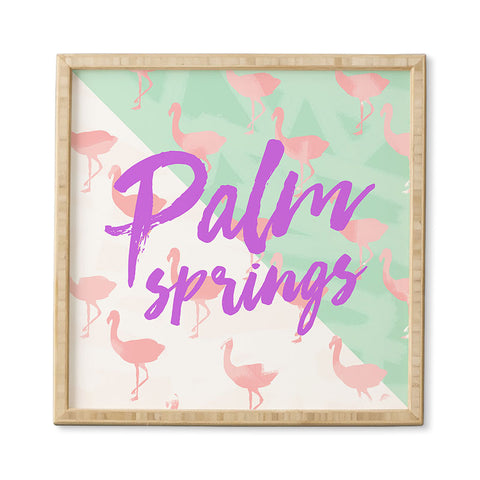Allyson Johnson Flamingo Palm Springs Framed Wall Art