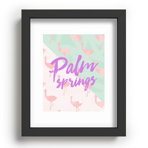 Allyson Johnson Flamingo Palm Springs Recessed Framing Rectangle