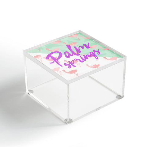 Allyson Johnson Flamingo Palm Springs Acrylic Box