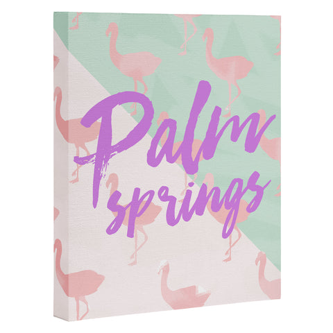 Allyson Johnson Flamingo Palm Springs Art Canvas