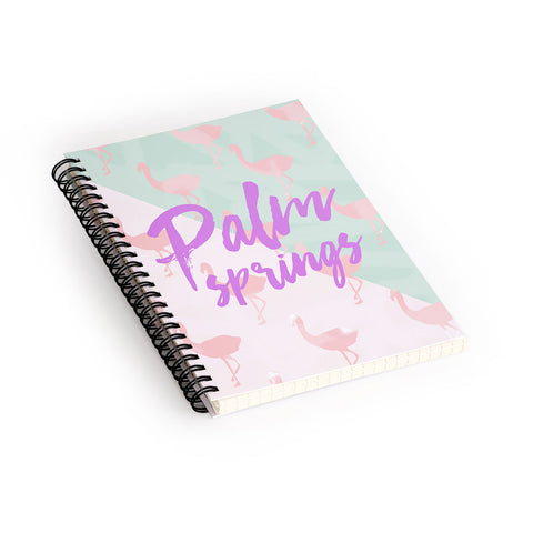 Allyson Johnson Flamingo Palm Springs Spiral Notebook