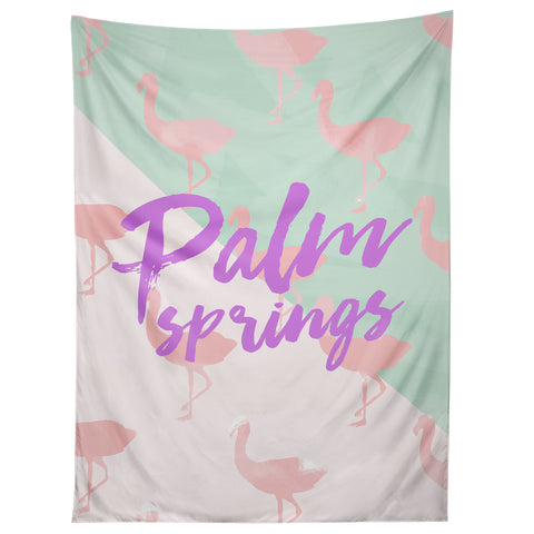 Allyson Johnson Flamingo Palm Springs Tapestry