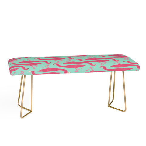 Allyson Johnson Flamingo Party Bench